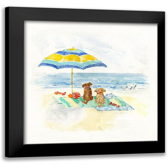 Swatland, Sally 12x12 Black Modern Framed Museum Art Print Titled - Dog Days of Summer I
