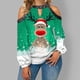 thumbnail image 4 of Ropa De Navidad De Las Mujeres casual De Manga Larga Ciervo Impresión Camisapangjing, 4 of 4