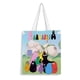 thumbnail image 1 of Barbapapa Bolso de tela con estampado de lienzo para mujer, bolsa de compras reutilizable y estética, con cremallera interior, regalo para mujer,40*45cm., 1 of 6