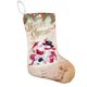 thumbnail image 1 of Medias navideñas Bolsa grande de regalo de dulces de Papá Noel Decoración colgante para árbol de Navidad BRILLAR  Rojo Verde, 1 of 3