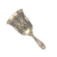 thumbnail image 1 of Campana de mano de aleación de zinc con diseño de rosa para cenas en hoteles, ideal para regalar en Navidad., 1 of 14