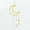 Yellow, variant on TUOBARR Natural Amethyst Gravel Pendant Handwoven Catcher Wind Chime Lighting Pendant Decorative Gift