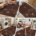 thumbnail image 5 of Area Rugs 2.7'x5', Brown Carpet for Living Room Bedroom Dining Room, Spring Flora Throw Kitchen Rugs Non Slip Washable Rectangle Indoor Outdoor Rugs, 5 of 8