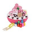 thumbnail image 2 of Wood Play Cake, Building Block Wooden  Cake Design Dessert Shape Playtime Toy Set Education Learning Tools For Kids Children Girls, 2 of 8