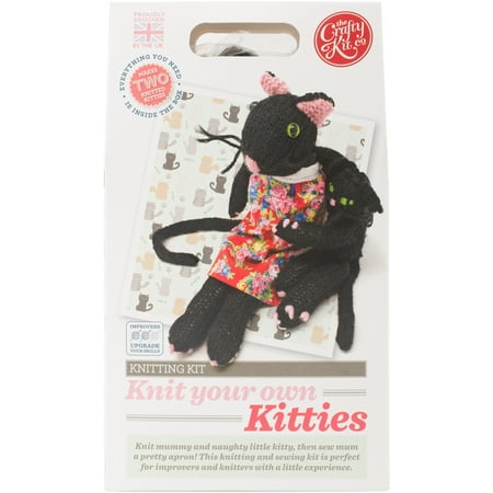 The Crafty Kit Co. Knitting Kit-Kitties