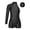 Black, variant on Hansber Girls Latin Jazz Dance Unitard Sequins Single Long Sleeve Gymnastic Leotard Athletic Biketard with Hairband Pink 6