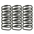 thumbnail image 2 of D anillo de bloqueo Mosquetón Llavero Mini ganchos Cerradura de primavera Escalada Carabiners Clips Titular Regalos para viajar Black 24 Packs Methold HA010943-03, 2 of 5