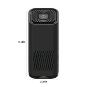 YUVA Car Air Purifier, Negative Ion, Odor Removal, Type-C Charging, 5V, 15㎡ Coverage, Black/White, Compact & Efficient, Oxygen Bar