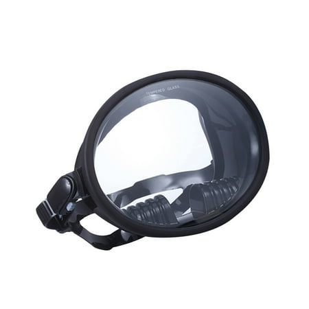 JiaHuin Versatile Diving Goggles Scuba Diving Foam Targets Archery Glasses Diving Goggles Glass Black 15.5*13cm