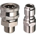 thumbnail image 1 of Stainless Steel Quick Connect Fittings, High Pressure Washer Accessories for Rustproof Performance, Precision Crafted Adapters Support Up to 5000 Psi, 1 of 4