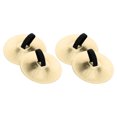 thumbnail image 1 of Raindrops 2Pairs Lightweight Finger Cymbals for Dancing Handmade Copper with Clear Crisp Sound, 1 of 7