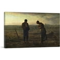 thumbnail image 1 of ARTCANVAS The Angelus 1859 Canvas Art Print by Jean-Francois Millet - Size: 12" x 8" (0.75" Deep), 1 of 9