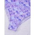 thumbnail image 6 of iiniim Kids Girls Horse Stars Print Swimsuit Bathing Suit One Piece Beach Swimwear Size 4-16 Rainbow Scales 6, 6 of 7