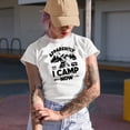thumbnail image 2 of Apparently, I Camp Now, Camping Quote, Tan T-Shirt, 3XL, 2 of 5