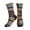 2 Black-2, variant on Women's Men's Police Style Flag Colorful Novelty Pattern Crew Athletic Socks