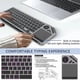 thumbnail image 4 of Bluetooth Wireless Keyboard with Touchpad 7-Colors Backlit 2.4G Rechargeable Trackpad Keyboard for Smart TV, 4 of 5