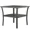 MIXED GRAY, variant on Rattan Side Table, Outdoor End Table with Storage Shelf, Aluminum Frame Square, Coffee Table with Tempered Glass Top, Sand
