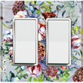 thumbnail image 1 of Metal Light Switch Plate Cover Cotton Flower Bouquet Pastel Blue FLW015, 1 of 13