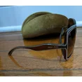 thumbnail image 2 of authentic MiuMiu Sunglasses with original velvet box - unique white lines detail, 2 of 5
