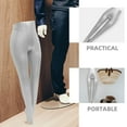 thumbnail image 6 of HOMEMAXS Silver PVC Pants Display Stand for DIY Use Durable Mannequin Model Rack Perfect for and Trousers, 6 of 8
