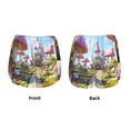 thumbnail image 3 of Rateoe Dreamy Mushroom House Printed 2 in 1 Women's Workout Shorts for Athletic Gym Running Shorts with Phone Pockets-Large, 3 of 7