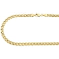 thumbnail image 3 of 10K Yellow Gold 4.80mm Double Cuban Curb Italian Link Chain Necklace 20 Inch, 3 of 7