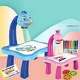 thumbnail image 1 of WLOELOEW Blue,Pink Child Smart Projector Desk With & Music Learning Painting Toy 5Ml, 1 of 9