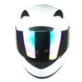 thumbnail image 3 of 1STORM MOTORCYCLE BIKE FULL FACE HELMET HG335 BOOSTER GLOSSY WHITE, 3 of 6