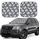 thumbnail image 1 of Fotbe Lilies Flowers Juego de 2 Piezas de Parasoles para Parabrisas | Bloqueador Solar para Auto | Accesorios Plegables para Protección Solar Interior-Medium, 1 of 6