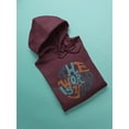 thumbnail image 3 of The World Is Yours Groovy Style Hoodie Women -Image by Shutterstock, Female XX-Large, 3 of 4