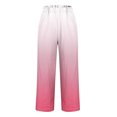 thumbnail image 4 of Quinlirra Pants for Women 2025 Women'S Spring Printed Elasticated Waist Full Length Casual Pants Nine-Point Pants, 4 of 5