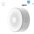 thumbnail image 3 of Tuya Sirène Intelligente Zigbee Alarme Sans Fil Audible et Visible 100dB Anti-Tamper Alimentation AC Volume de Travail Réglage Prise US, 3 of 10