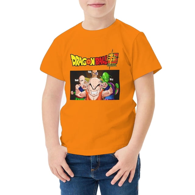 Camiseta Algodón de DBZ para niños