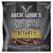 Jack Link's Small Batch No. 17, Protein Snack, Teriyaki, 2.5oz