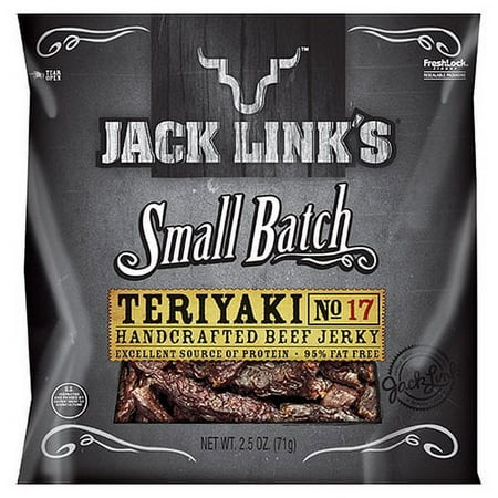 Jack Link's Small Batch No. 17, Protein Snack, Teriyaki, 2.5oz