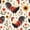 Color 4, variant on Rustic Farmhouse Peel and Stick Wallpaper Rooster Floral Rustic Watercolor Farmhouse Wall Mural 23.6in x 9.8ft Self Adhesive Removable Wall Paper Renter Friendly Wallpaper for Bedroom