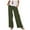 Army Green, variant on qolati Cargo Sweatpants Women Elastic High Waisted Baggy Palazzo Lounge Trousers Casual Solid Stretchy Wide Leg Joggers Yoga Pants