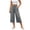 #03 Gray 【Mix, Match & Rotate: Stock Up on Daily Colors】, variant on Women's Cotton Elastic Waist Loose Pants with Side Pockets & Back Pocket, Mid Waisted Drawstring Trousers, Casual Athletic Gym Hiking Outdoor Work Pants for Women Long | VerBelle,Army Green L