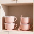 thumbnail image 2 of 2026 New Set of (4) 25-Oz Mug Meals W/Lid-Its, 4 Piece Meal Mugs Set, Meal Mug with Lid, Round Holiday Meal Mugs for Coffee, Soups, Stews, Ideal Christmas Gift Set(Beige), 2 of 7