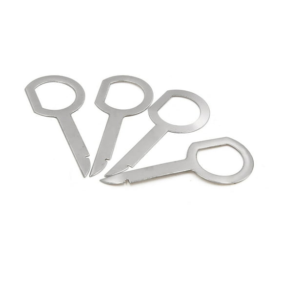 Unique Bargains 4pcs Silver Tone Car Audio Remote Key Dismantle Removal Pry Tool for Audi