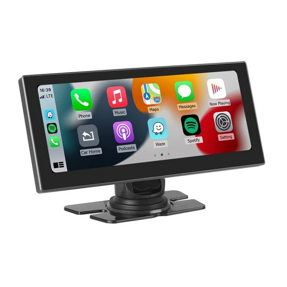 Road Top Universel Sans Fil Apple Carplay Voiture Stéréo GPS Navigation, 8 Pouces Tactile Voiture Jouer Écran Audio Récepteur de Radio de Voiture avec Android Automatique, Bluetooth, Siri, Lecteur Multimédia