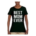 thumbnail image 2 of Wild Bobby, Best Mom Ever Mothers Day Gift, Mother's Day, Women Graphic T-Shirt, Forest Green, 2XL, 2 of 3