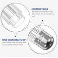 thumbnail image 4 of HUGFEGWE 20pcs Travel Medicine Bottle Dropper Small Pill Bottles Shot Cups with Lids Pill Containers Airtight Medicine Container Small Container Refillable Leak Reusable Mini Silver U2537-16627, 4 of 9