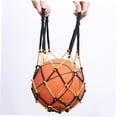 thumbnail image 2 of WRITWAA 6 Pcs Filet de Rangement en Nylon Noir Ouverture Ronde pour Écoles Activités Sportives, 2 of 2
