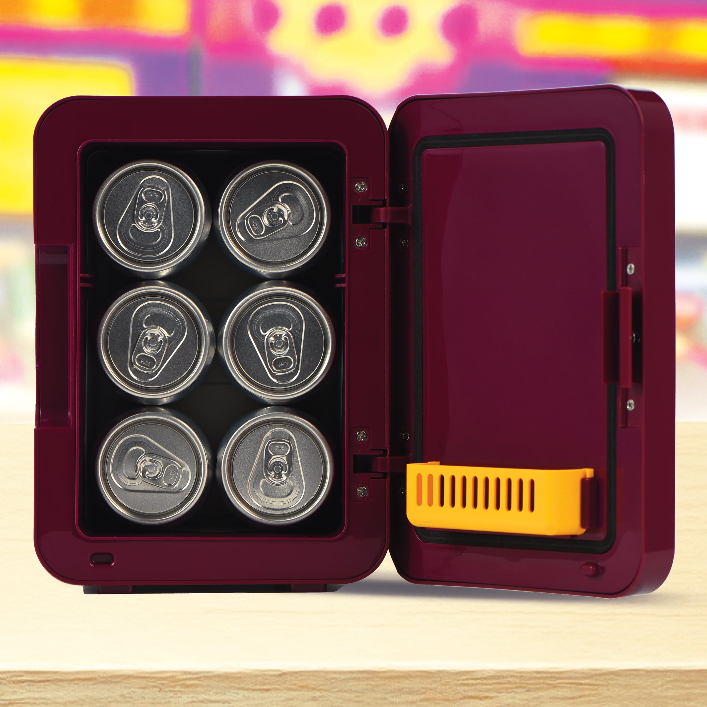 NFL Washington Commanders Mini Fridge, Burgundy, 4L, 6 Cans