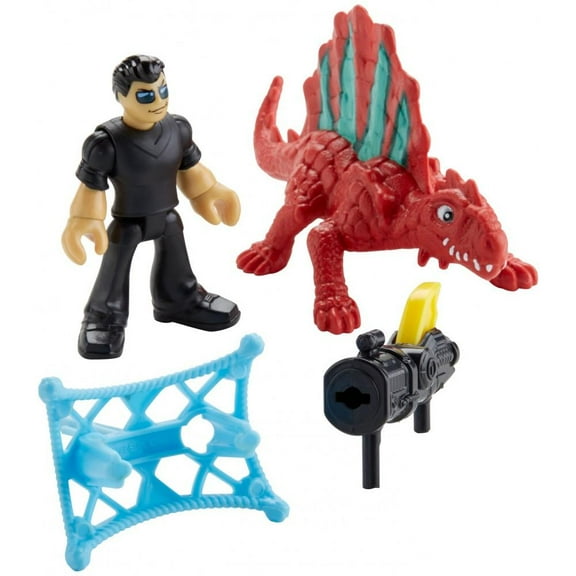 Imaginext Jurassic World Dr. Malcolm & Dimetrodon