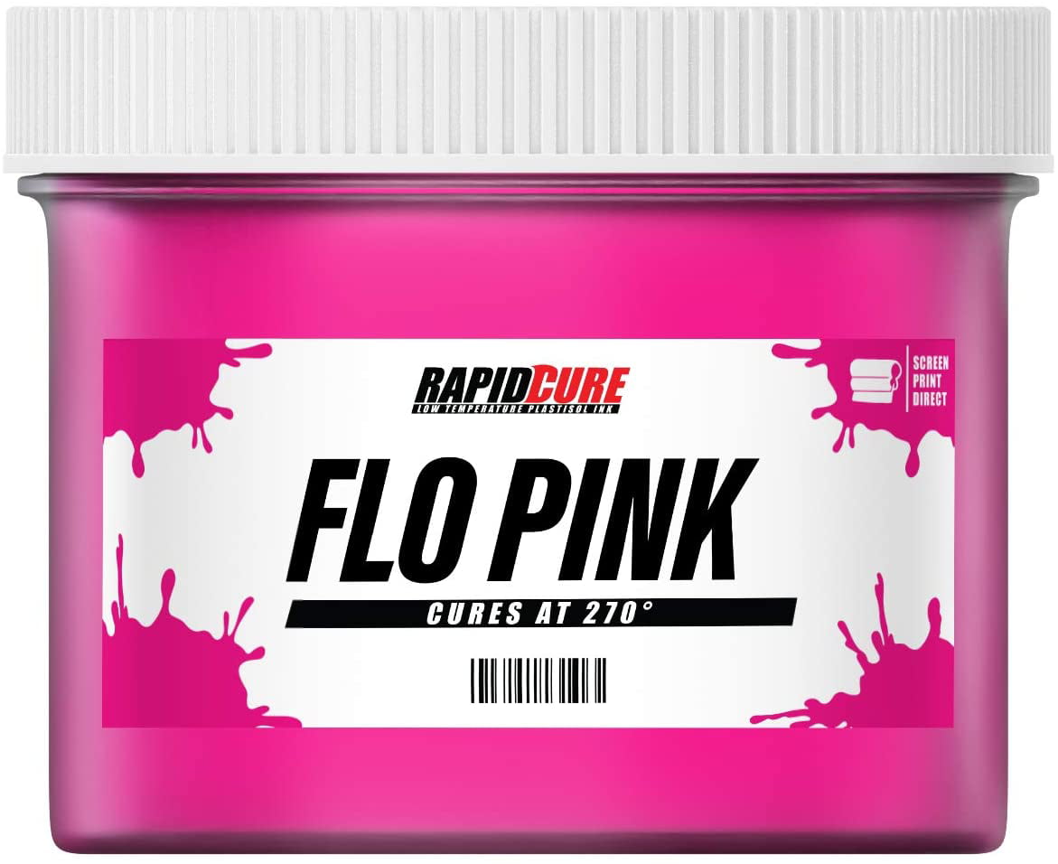 Fluorescent Plastisol Ink For Screen Printing Low Temp Cure 270F 