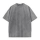 thumbnail image 1 of Ceisia Men's Vintage Washed Solid Crew Neck Short Sleeve T-Shirt Casual Retro Top Gray L Gifts, 1 of 7