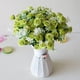 thumbnail image 4 of 30cm 15Heads Artificial Mini Roses Flower Bouquet Home Living Room Office Desktop Ornament Fake Flowers Wedding Party Decor, 4 of 5