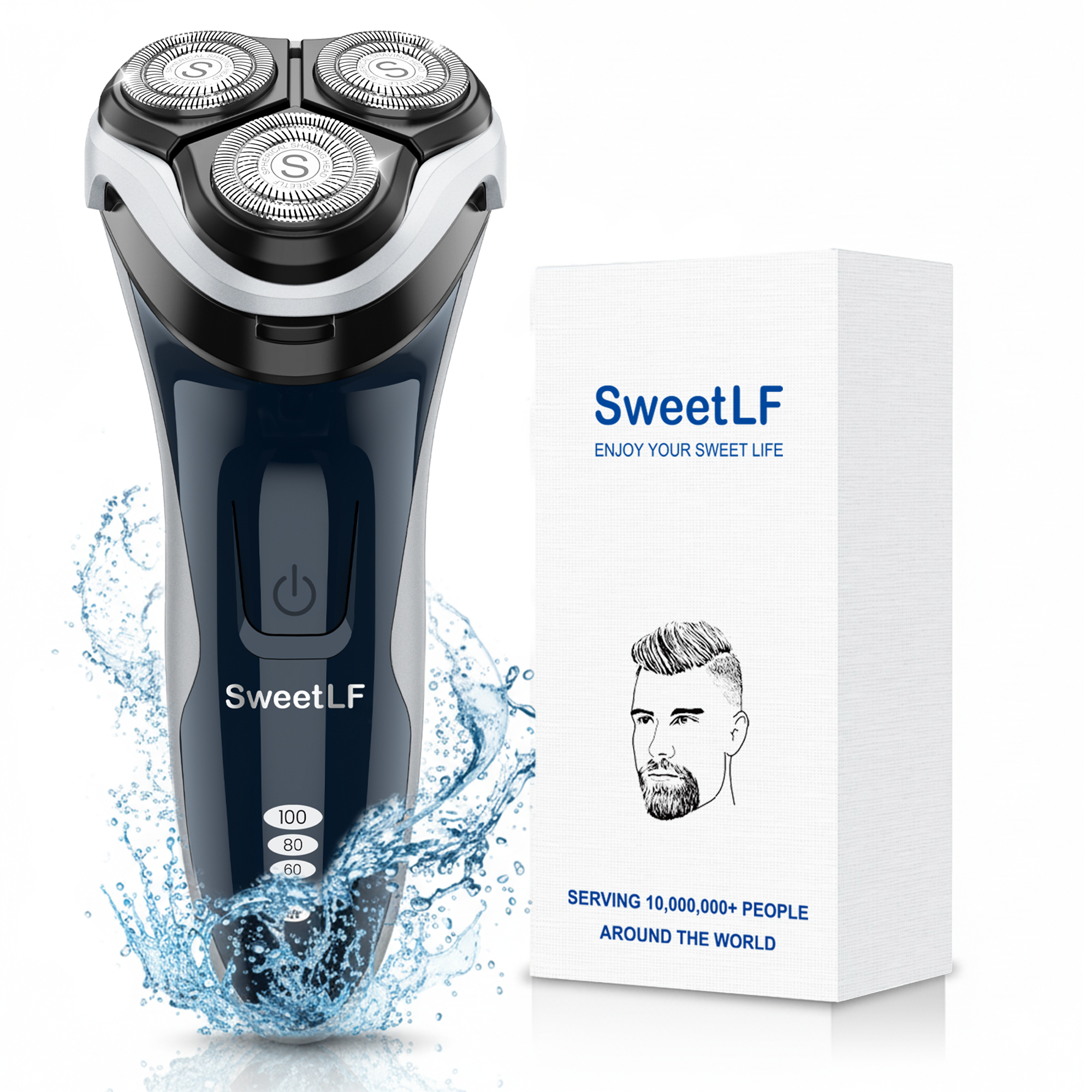 SweetLF Electric Shaver for Men with Beard Trimmer
